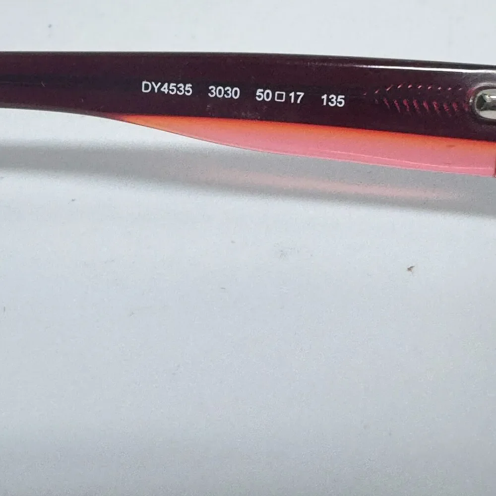DKNY DY4535 3030 Eyeglasses Frames Clear Pink Purple Oval Full‎ Rim 50-17 H1279